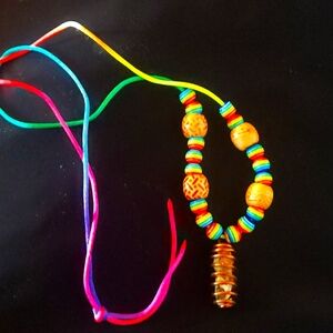 HAND MADE ColorfulRainbow 🌈 Copper wire wrapped Chakra crystal & Stone Jewelry